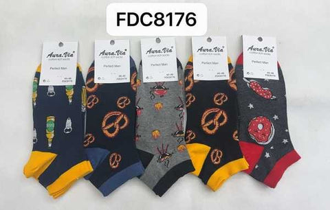 Men‘s food cartoon pattern socks 30-Pack FDC8176-720