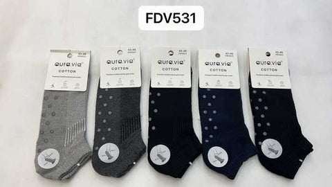 Men‘s solid color Anti-slip silicone socks 30-Pack FDV531-360