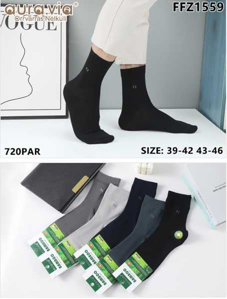 Men‘s small pattern bamboo socks 30-Pack FFZ1559-720