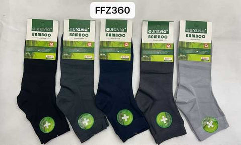 Men‘s solid color bamboo socks 30-Pack FFZ360-720