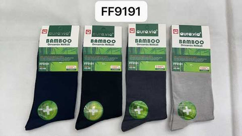 Men‘s solid color bamboo socks 30-Pack FF9191-360