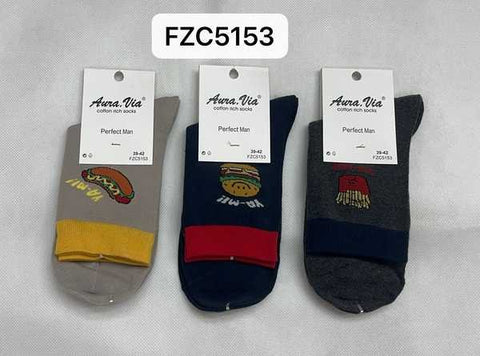 Men‘s food cartoon pattern socks 30-Pack FZC5153-360