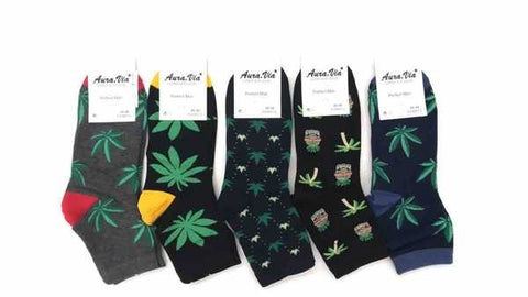 Men‘s maple leaf pattern socks 30-Pack FC8913-720