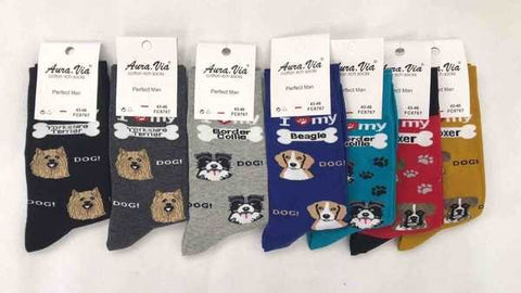 Men‘s dog cartoon pattern socks 30-Pack FC8767-360