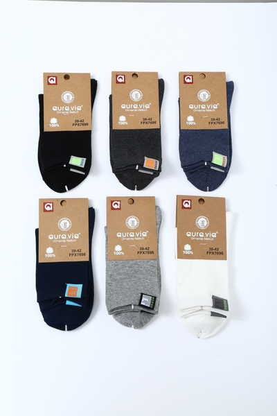 Men's small pattern label socks 30-Pack FPX7696-360