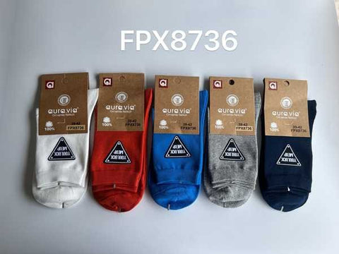 Men's alphabet pattern label socks 30-Pack FPX8736-360