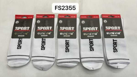 Men's white sports socks 30-Pack FS2355-360