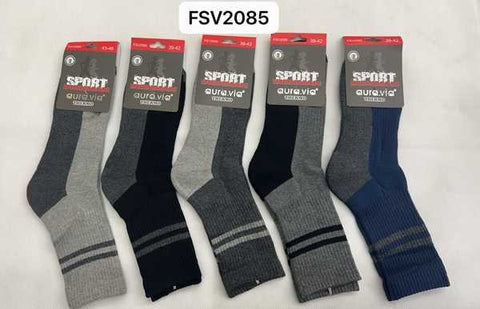 Men's mixed pattern sports socks 30-Pack FSV2085-360