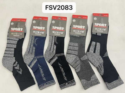 Men's color block design sports socks 30-Pack FSV2083-360